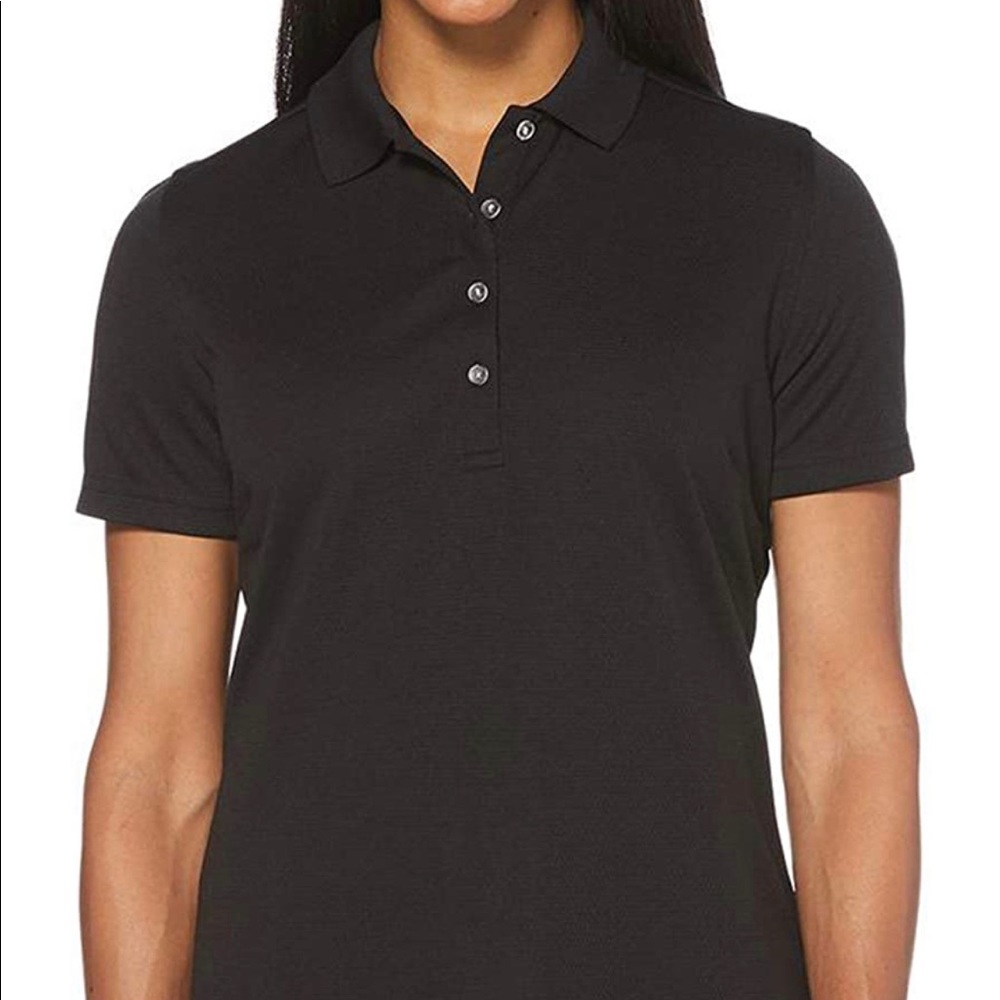 Womens Callaway Opti-dri black 3 button polo shirt size XXXL. NEW with tags